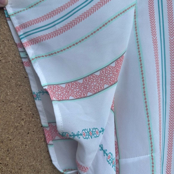 Torrid Short Sleeve Boxy Striped Shirt Size 4 - Picture 5 of 8